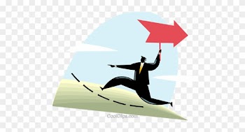 Figure Illustrating Business Concept Royalty Free Vector - Use Of Inverted Word Order