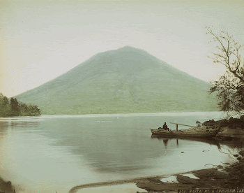 figure in a boat at right | Free Photo - rawpixel