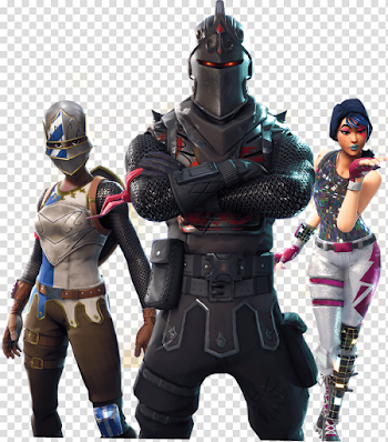 Figure Knight Armour Royale Black Fortnite Battle