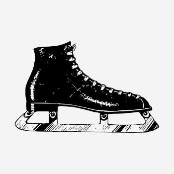 Figure skates drawing, vintage shoes | Free Photo - rawpixel