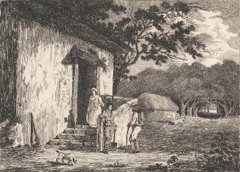 Figures at a Country Inn | Free Photo - rawpixel
