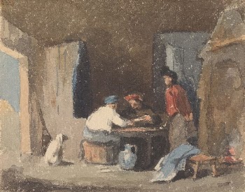 Figures at a Table Inside | Free Photo - rawpixel