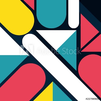 figures geometrics and colors background