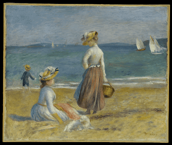 Figures on the Beach (1890) | Free Photo - rawpixel