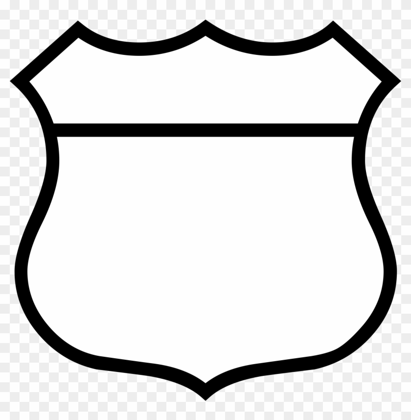 File - Blank Shield - Svg - Draw A Police Badge