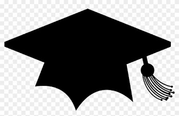 File - Education - Grad Hat - Svg - Graduation Cap Silhouette Png