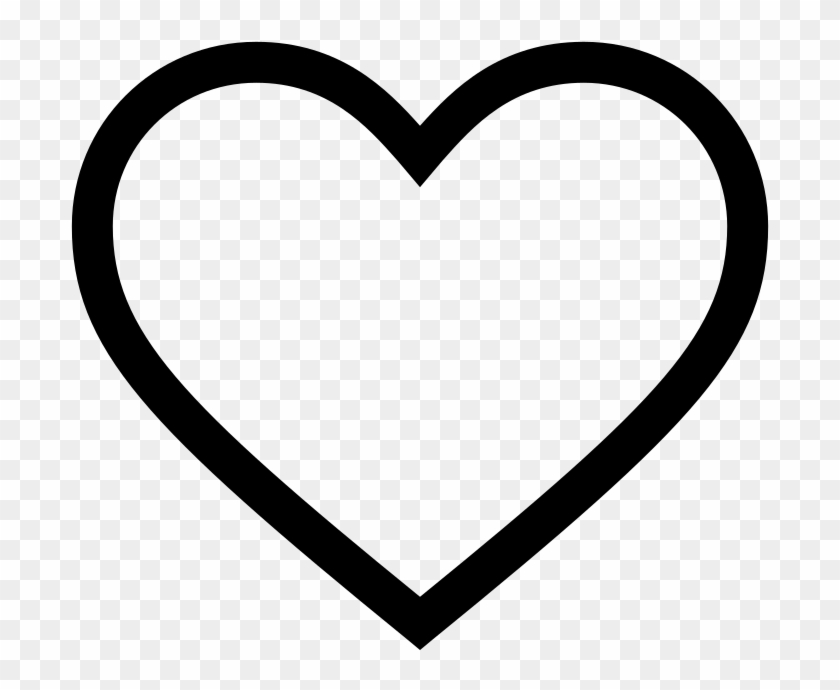 File - Ei-heart - Svg - Love Heart Outline Tattoo