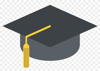 File Emojione 1f393 Svg Wikimedia Commons Graduation - Emoticon Gorro De Graduacion