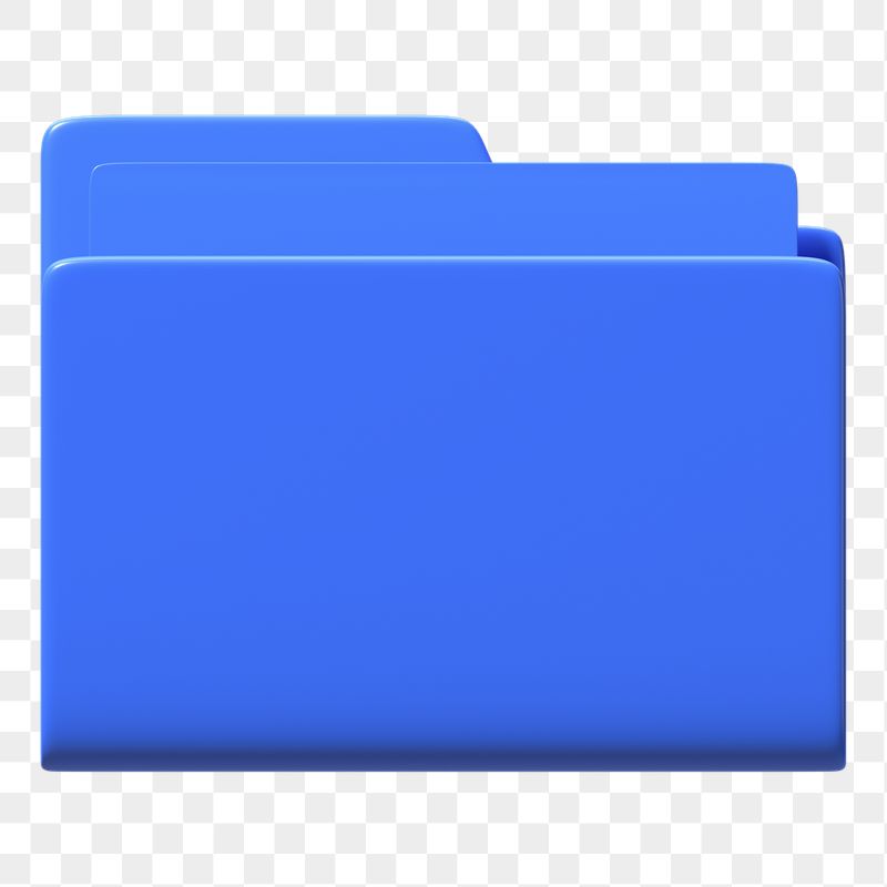 File folder png sticker, 3D | Free PNG - rawpixel