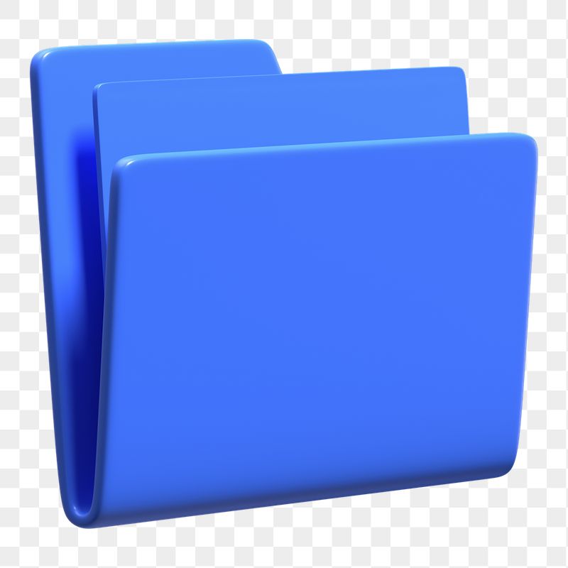 File folder png sticker, 3D | Free PNG - rawpixel