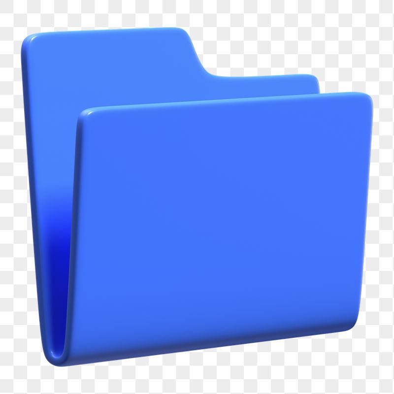 File folder png sticker, 3D | Free PNG - rawpixel