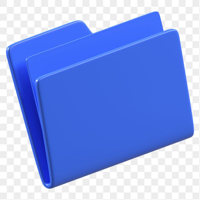 File folder png sticker, 3D | Free PNG - rawpixel