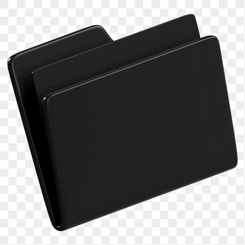 File folder png sticker, 3D | Free PNG - rawpixel