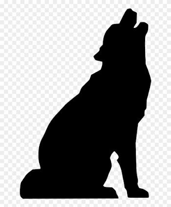 File - Howlingwolf295 - Svg - Howling Wolf Silhouette