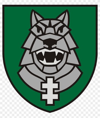 File Insignia Of The Mechanised Infantry Brigade Iron - Iron Wolf Lithuania Flag