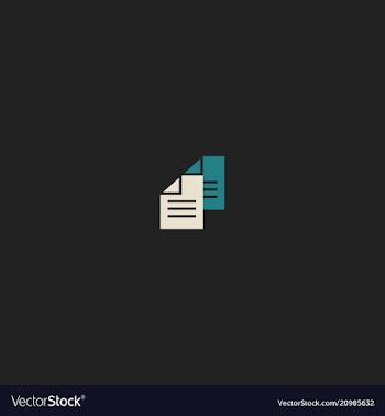 File logo vector image