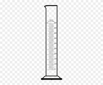 File - Measuring Cylinder - Svg - 100 Ml Graduated Cylinder Clipart