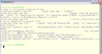 File:Msys grep.png - X-Moto