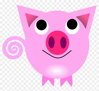 File Pig Clipart Svg Commons - Chinese New Year Pig