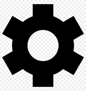File Simpleicons Interface Gear Wheel In Black Svg - Material Design Setting Icon