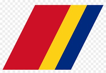 Fileromanian Border Police Racing Stripe - Blue Red Yellow Border