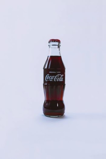 filled Coca-Cola bottle