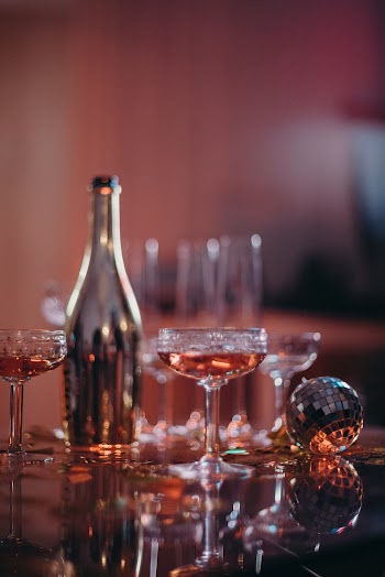 Filled Wine Cups