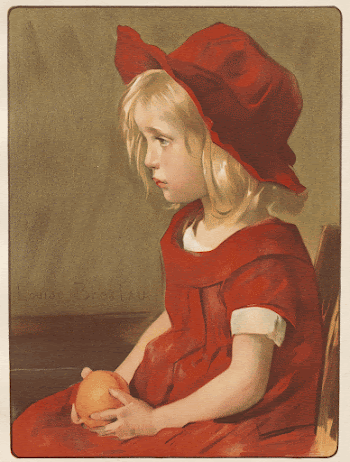 Fillette &agrave; l'Orange (1899) print | Free Photo - rawpixel