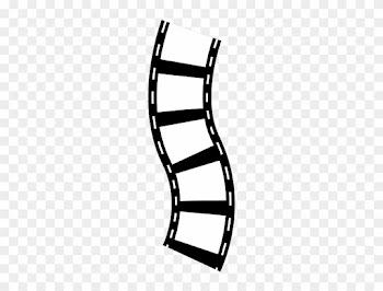 Film Black, White, Cartoon, Camera, Movie, Roll, Rolls, - Film Roll Clip Art