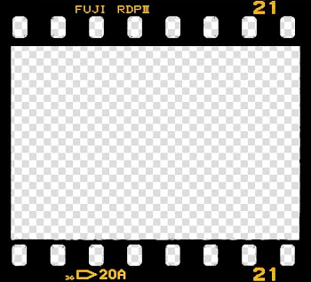 Film Borders FRAMES, black Fuji RPD III film transparent background PNG clipart