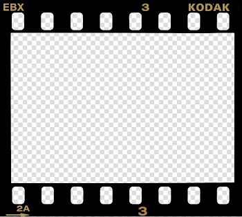 Film Borders FRAMES, black Kodak film border transparent background PNG clipart