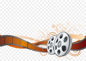 Film Cinema Royalty-free Clip art - Vector color film reel movie 