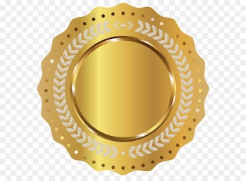 Film director Horror YouTube Trailer - Gold Seal Badge PNG Clipart Picture 