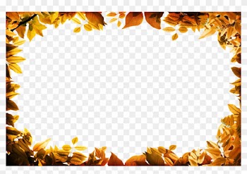 Film Frame Leaf Autumn Clip Art - Leaves Oarange Border Png