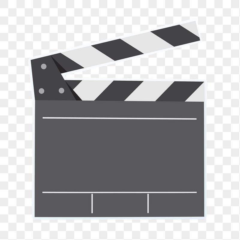 Film slate png sticker, transparent | Free PNG - rawpixel