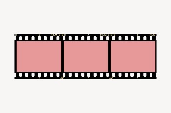 Film strip clipart, illustration vector. | Free Vector - rawpixel