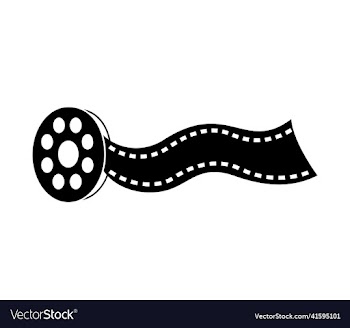 film strip reel the icon or banner for cinema