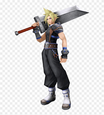 Final Fantasy Sword - Cloud Strife Dissidia 012, HD Png Download ...