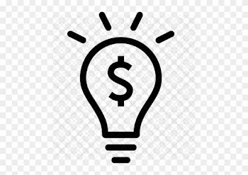Finance, Money, Idea, Lightbulb, Business, Solution - Solution Icon