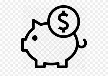 Finance, Piggy, Bank, Pig, Saving, Money Icon - Dollar Sign Clipart Circle