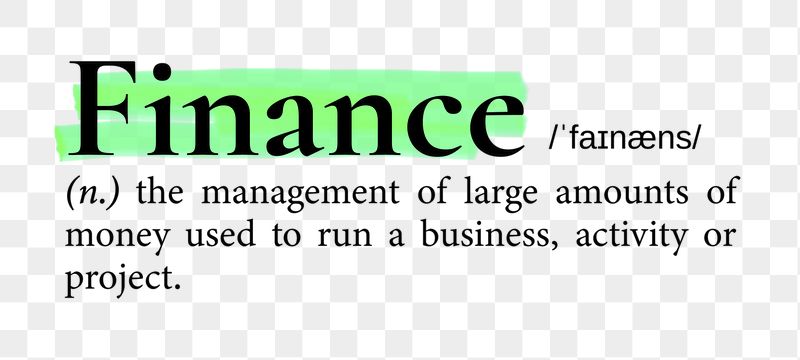 Finance png dictionary word sticker, | Free PNG - rawpixel