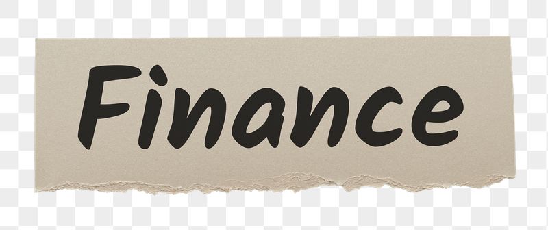 Finance png word sticker typography, | Free PNG - rawpixel