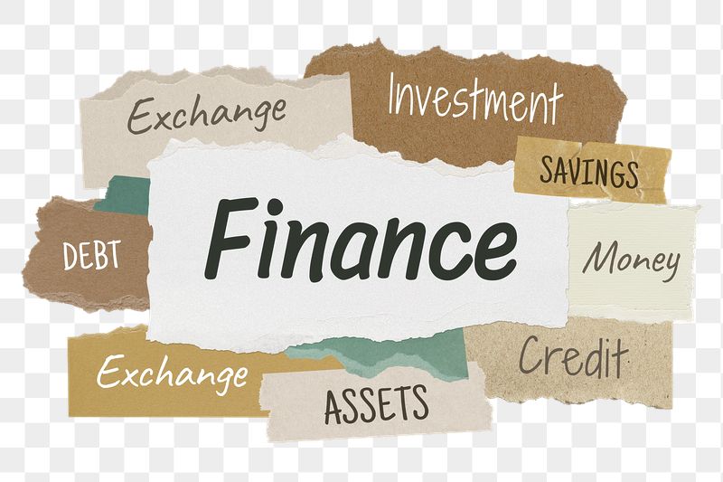 Finance png word sticker typography, | Free PNG - rawpixel