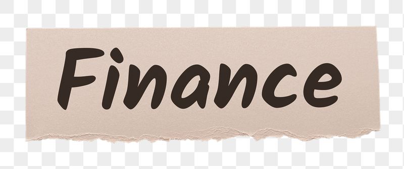 Finance png word sticker typography, | Free PNG - rawpixel