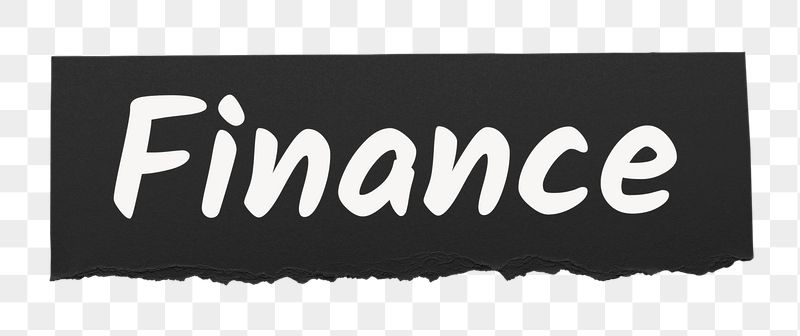Finance png word sticker typography, | Free PNG - rawpixel