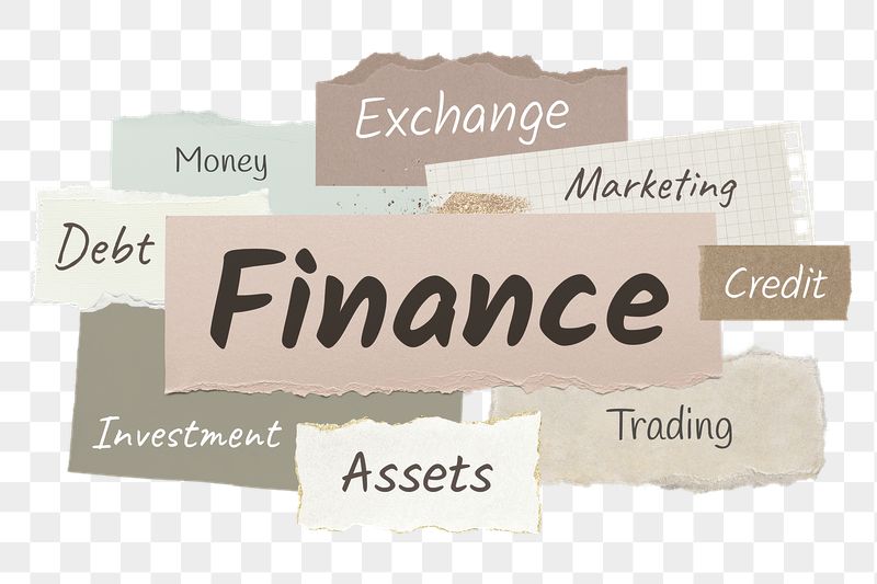 Finance png word sticker typography, | Free PNG - rawpixel