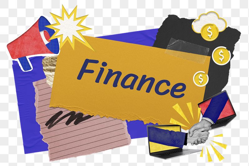 Finance png word sticker typography, | Free PNG - rawpixel