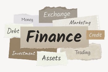 Finance word, ripped paper typography | Free PSD - rawpixel