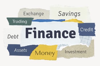 Finance word, torn paper typography | Free PSD - rawpixel