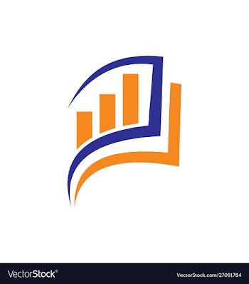 Financial accounting logo financial advisers logo vector image